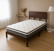 Lagom Terra + Orthopaedic Comfort Medium Bundle – Walnut, Super King
