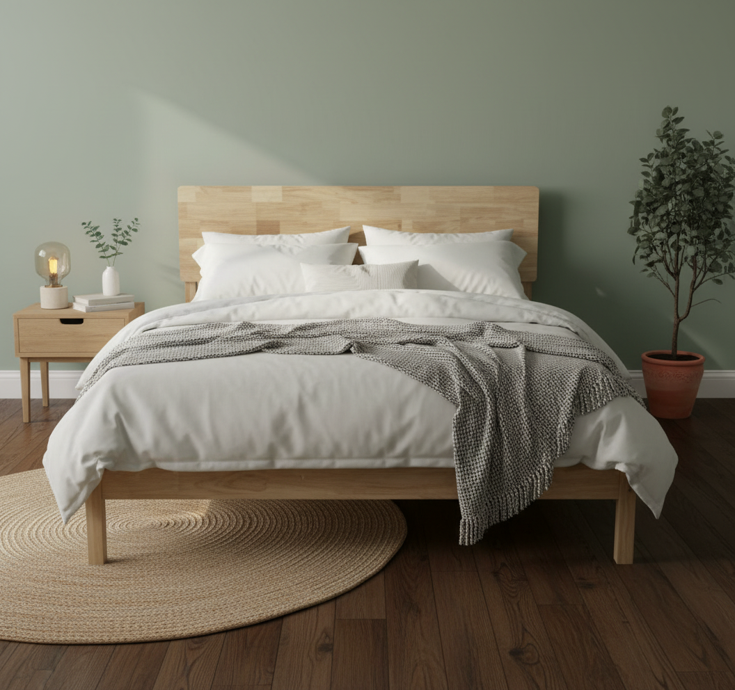 Lagom Natur Bed Frame, Wood