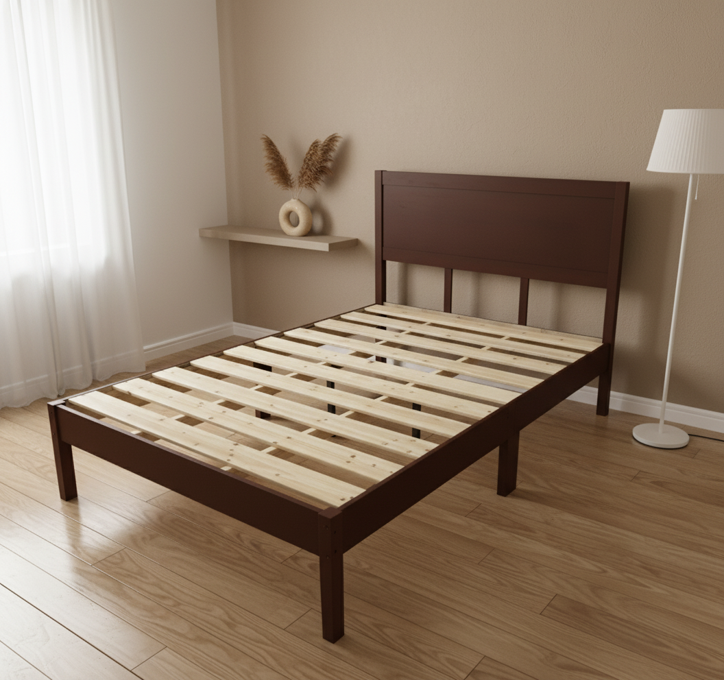 Lagom Terra Bed Frame, Walnut