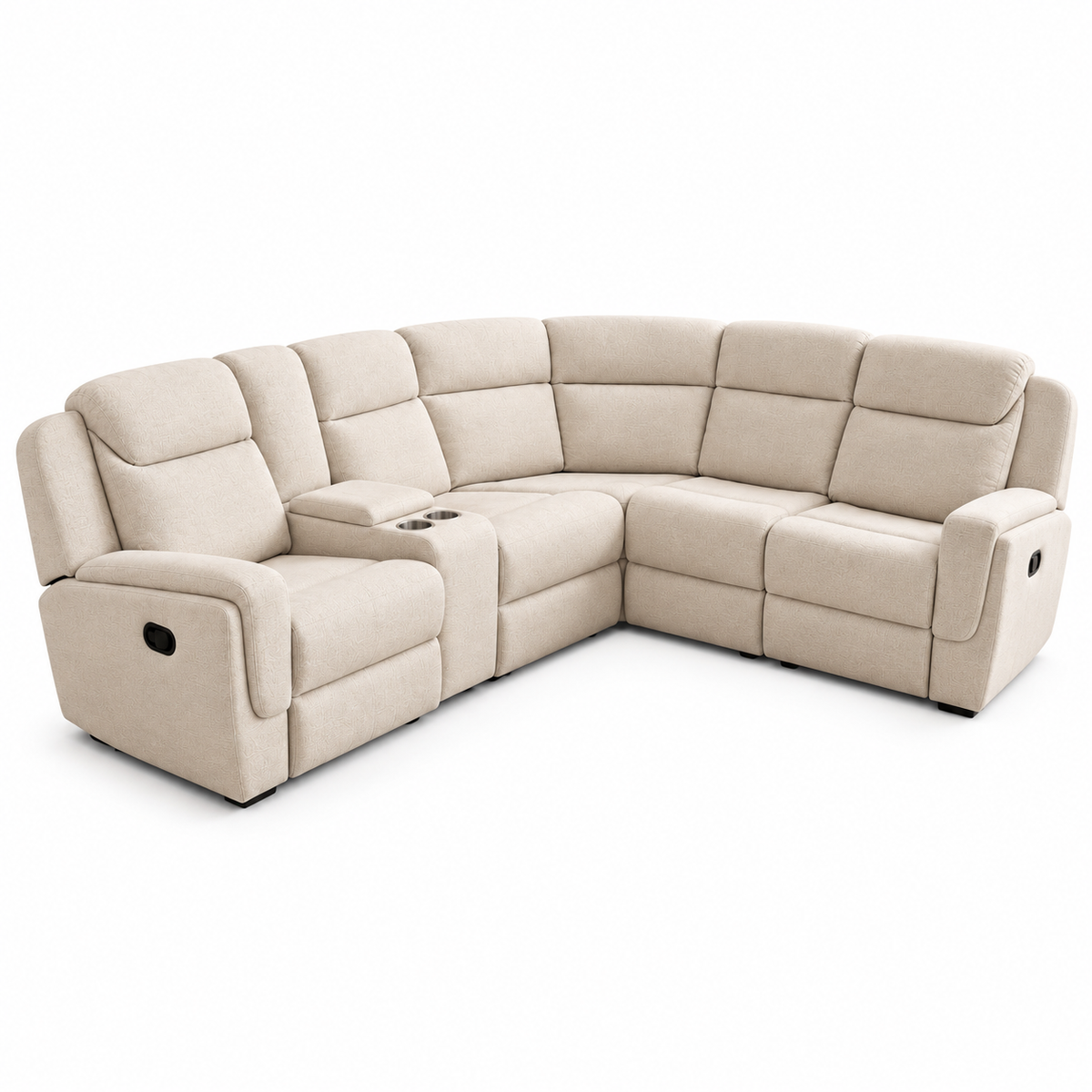 ALASKA HARBOUR Reclining Corner Sectional - Beige