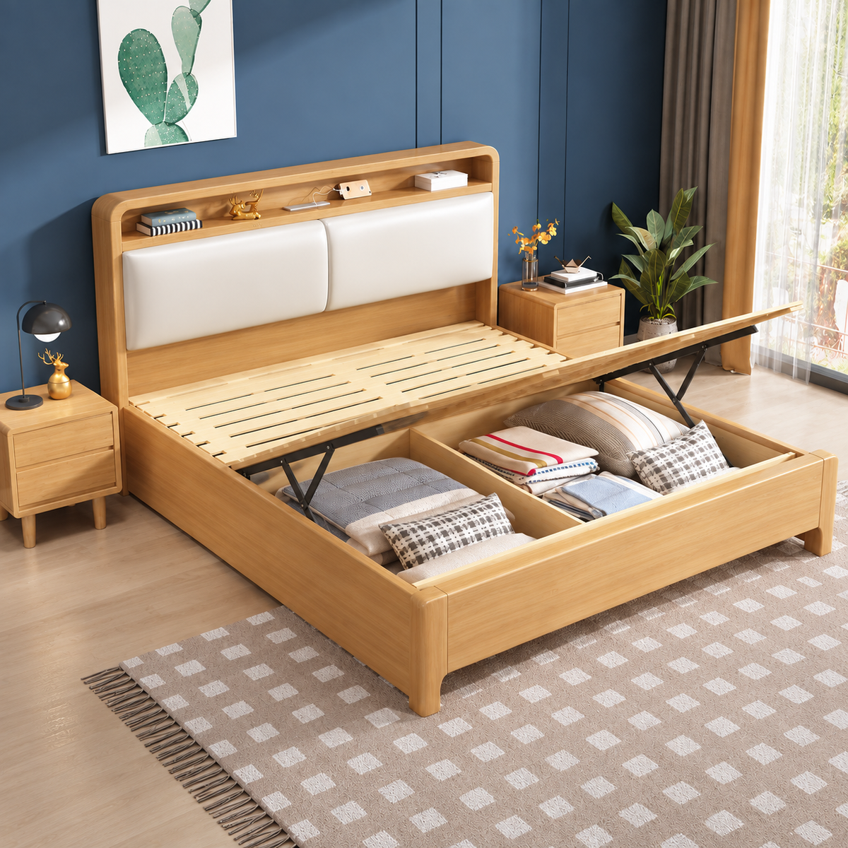 Lagom Rowan Storage Bed, Wood