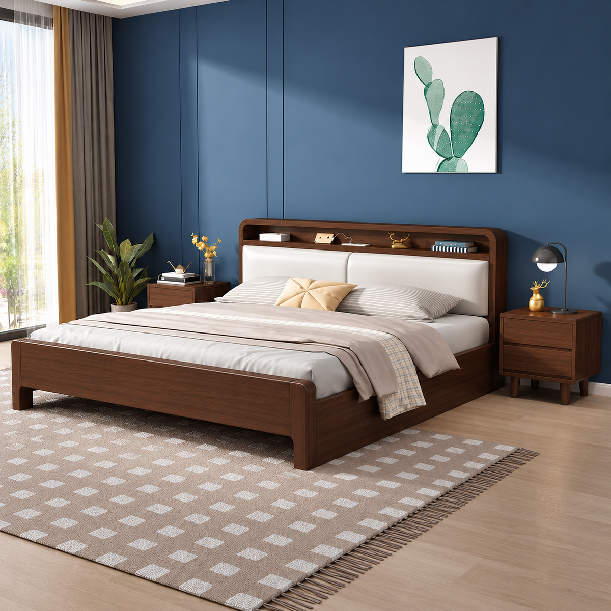 Lagom Rowan Storage Bed, Walnut