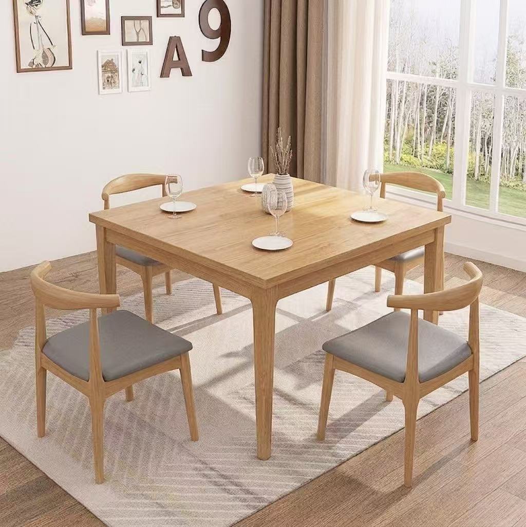Lagom Dining Table Elm Edge, Wood