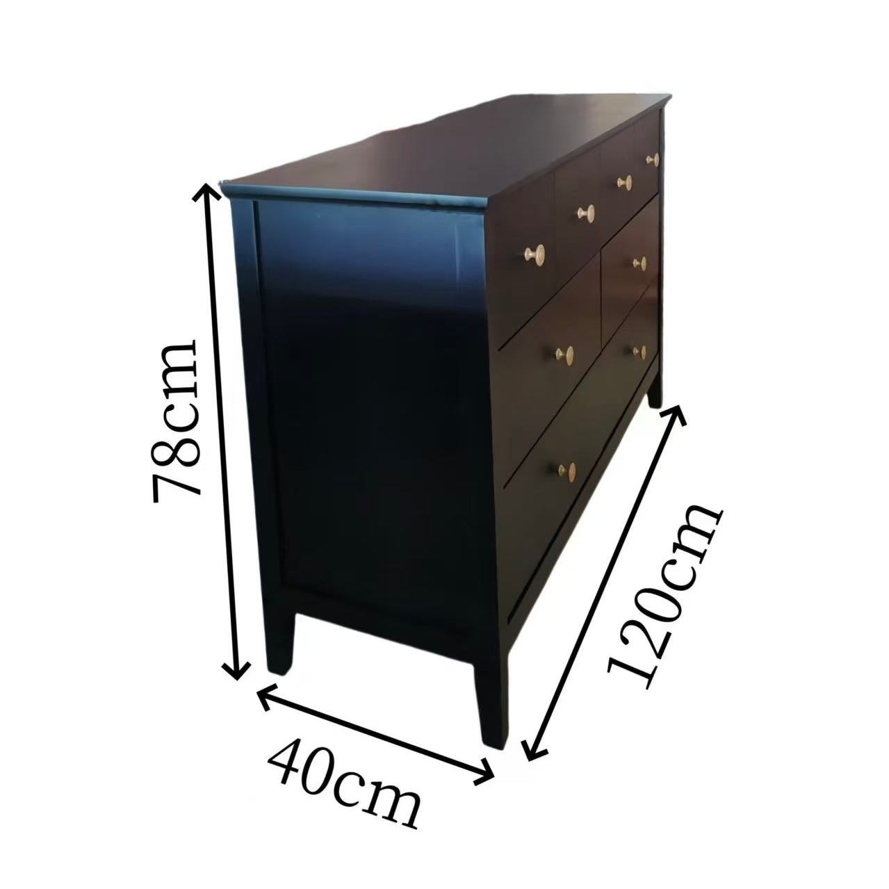 Metro Chest of Drawers Lowboy image 4