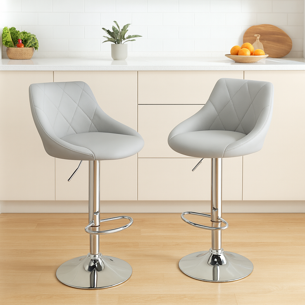 Eira Adjustable Bar Stool, Set of 2 image 1