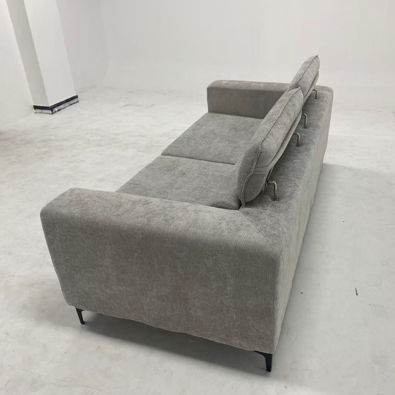 Oslo Modern Fabric Sofa, Grey image 3