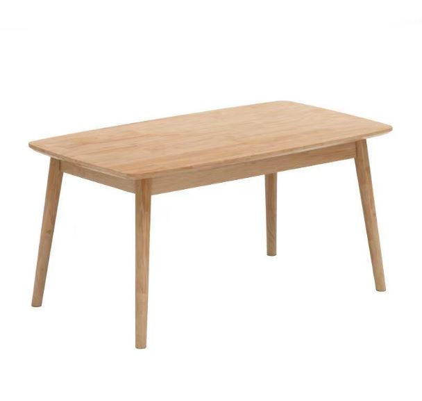 Lagom Dining Table Soft Curve, Wood image 0