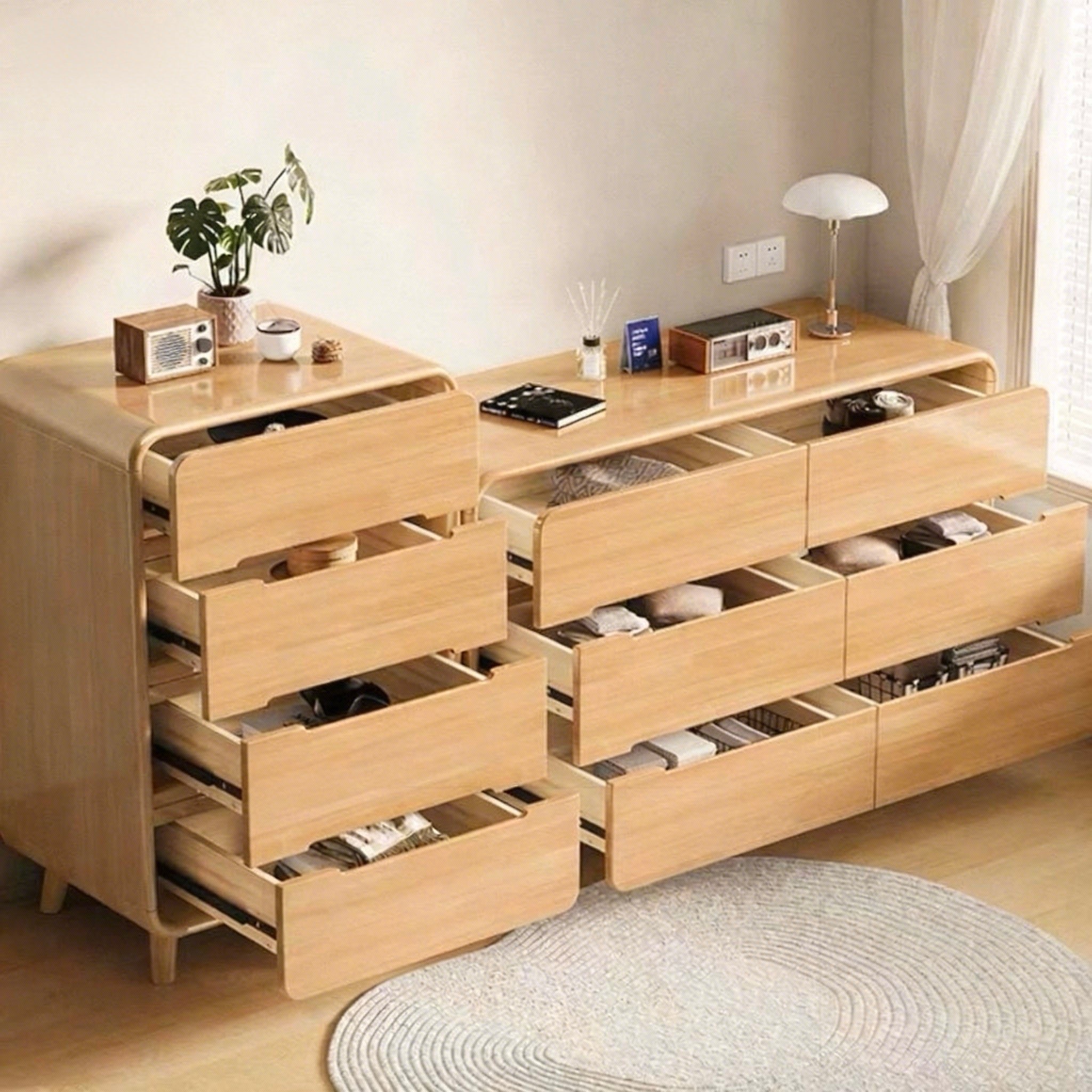 Lagom Nova 6-Drawer Dresser, Wood image 2