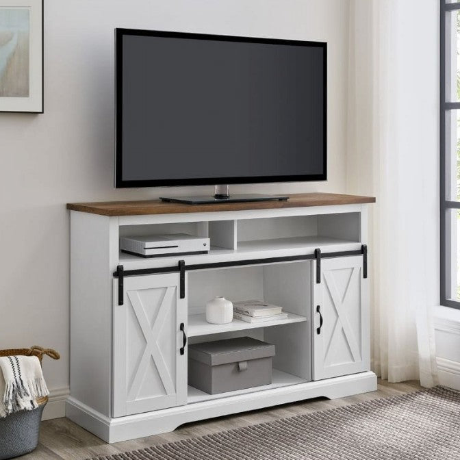 Sliding Barn Door TV Stand image 0