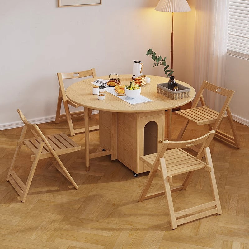 Birchstone Fold Round Dining Table image 1