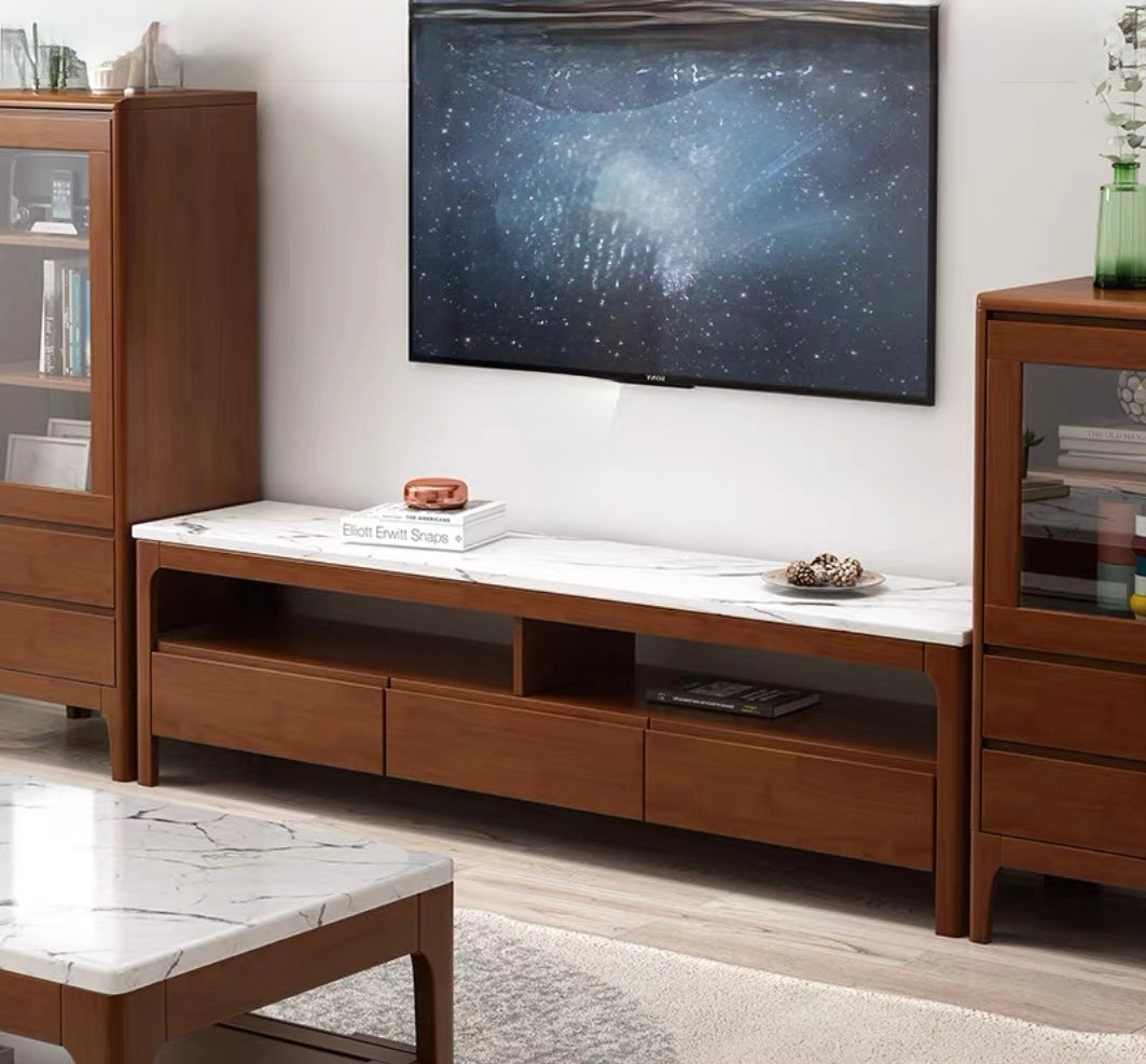 Lagom Alba Entertainment Unit, 180cm, Walnut image 1