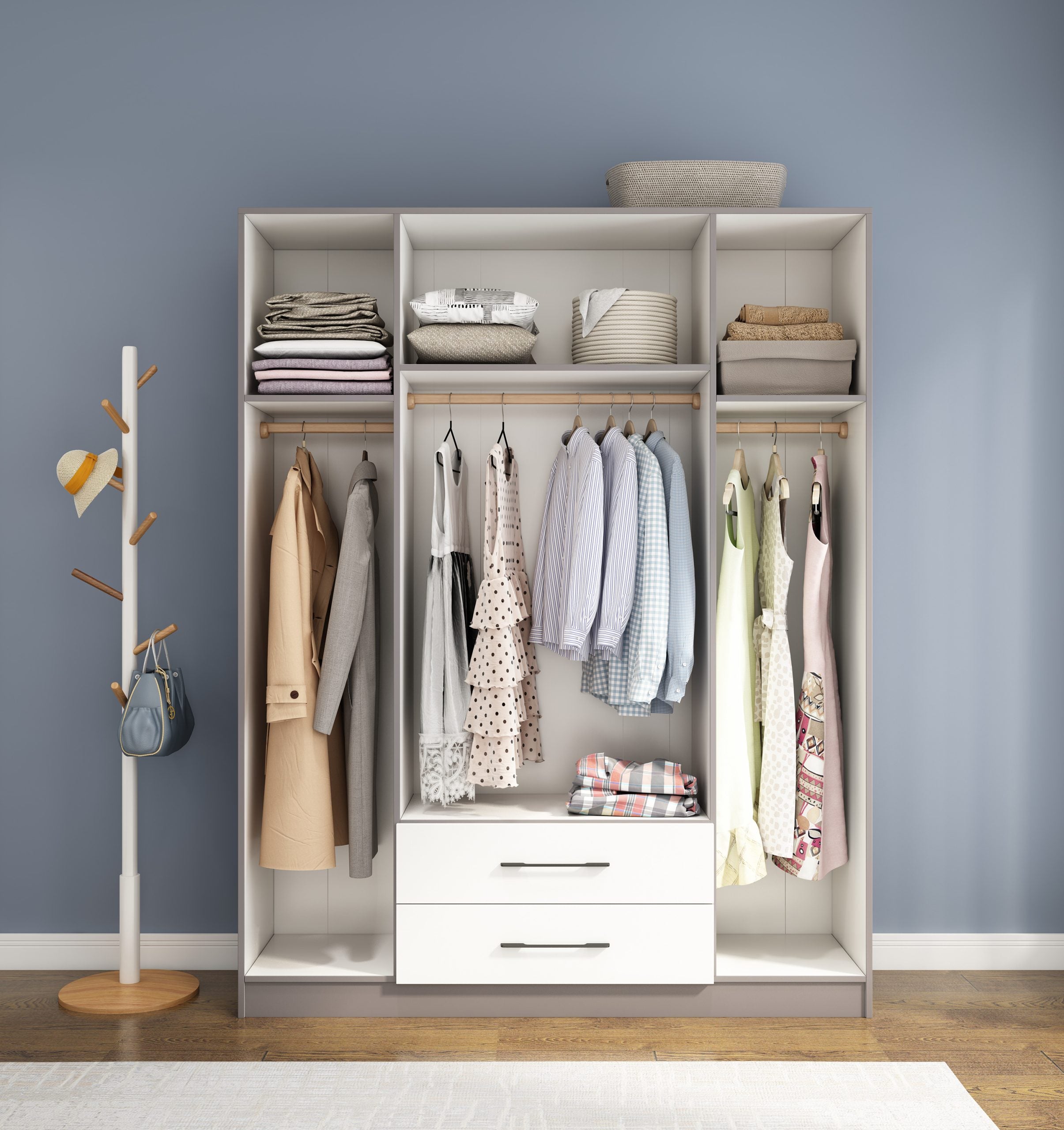 Nordic Edge Wardrobe, Four-door image 2