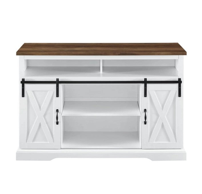 Sliding Barn Door TV Stand image 1