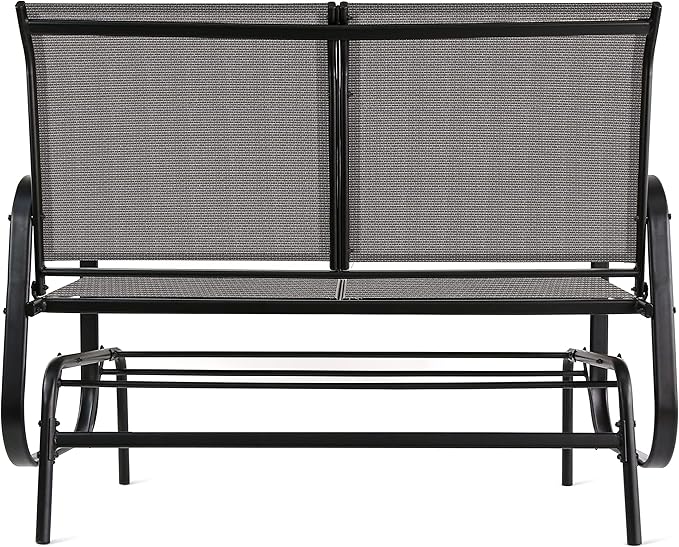 Outdoor 2-Person Patio Sling Glider Chair image 5