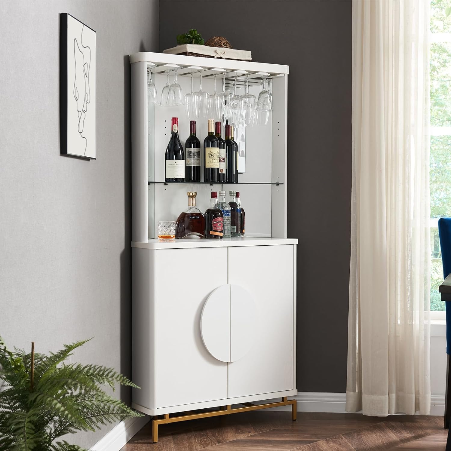 Aurelia Corner Wine Cabinet image 0