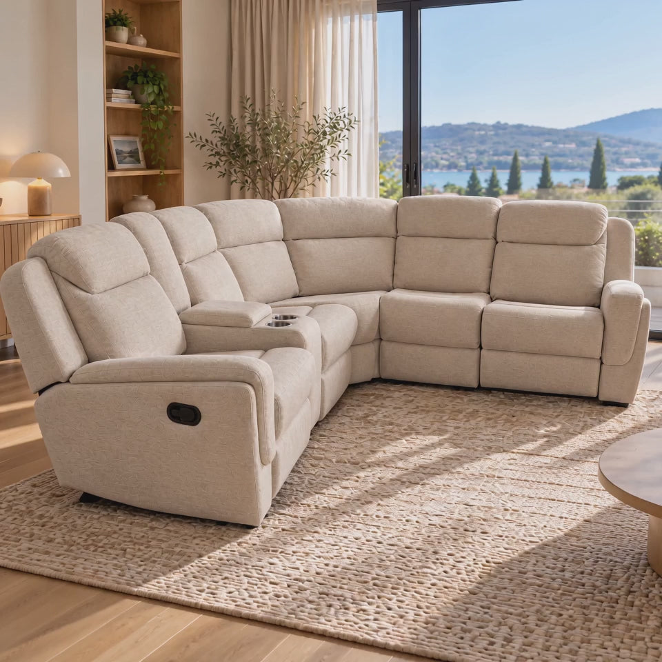 Load video: ALASKA HARBOUR Reclining Corner Sectional