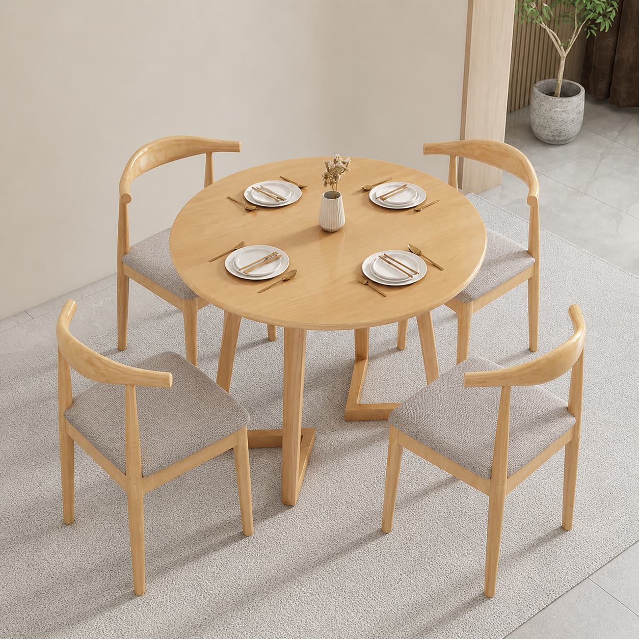 Lagom TimberCircle Dining Table, Wood
