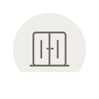 Wardrobes home category icon