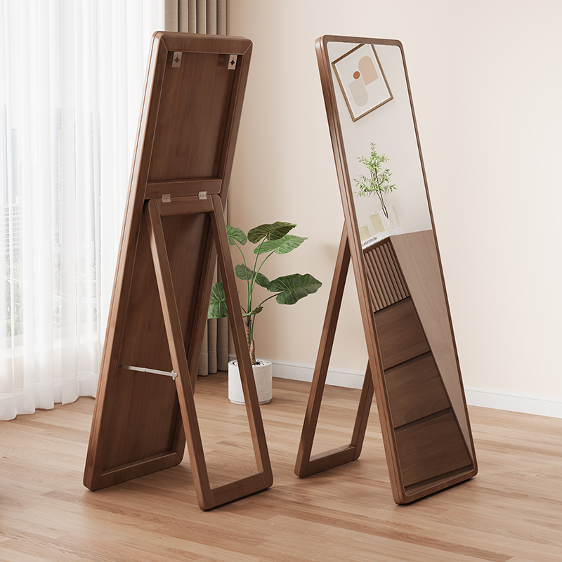 Lagom Floor Mirror, Walnut