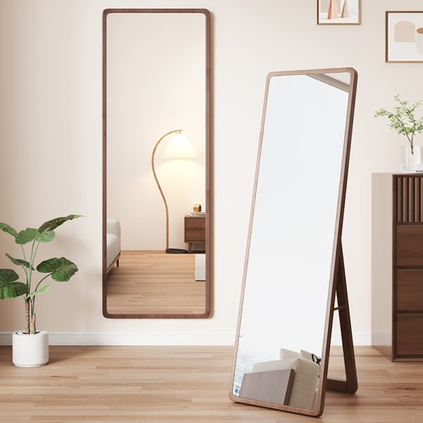 Lagom Floor Mirror, Walnut - Image 2