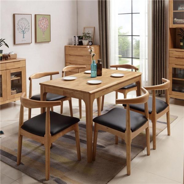 Lagom Dining Table Elm Edge, 1.8m, Wood - Image 4