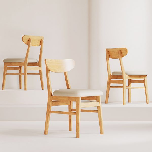 Lagom Dining Chair, Classic Curve, Wood, Set of 2 - Image 2