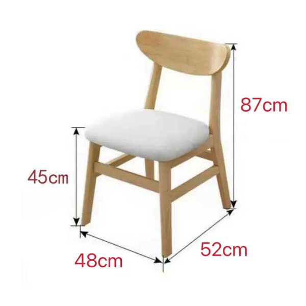 Lagom Dining Chair, Classic Curve, Walnut, Set of 2 - Image 6
