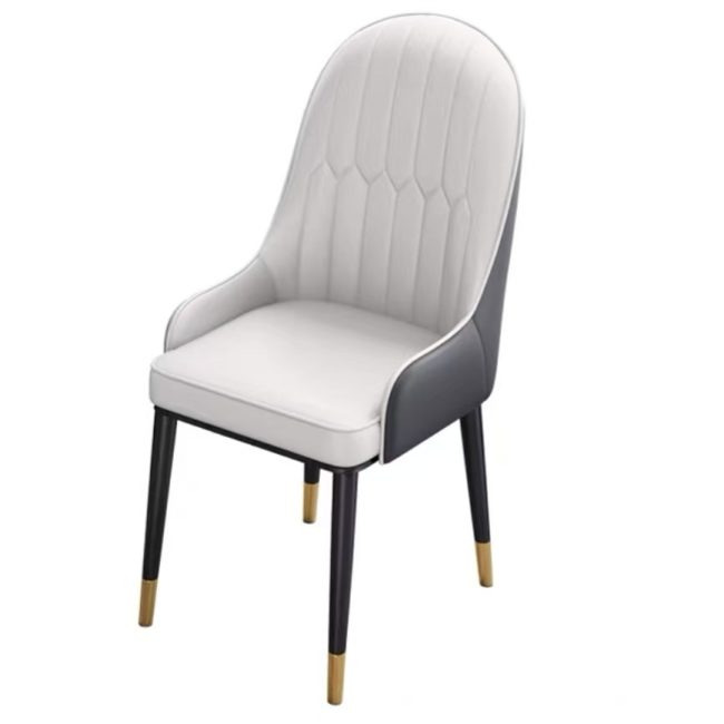 Vera Dinning Chair, Grey-white, Set of 2