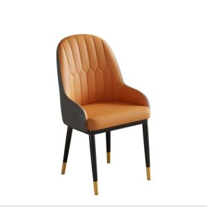 Vera Dinning Chair, Orange, Set of 4