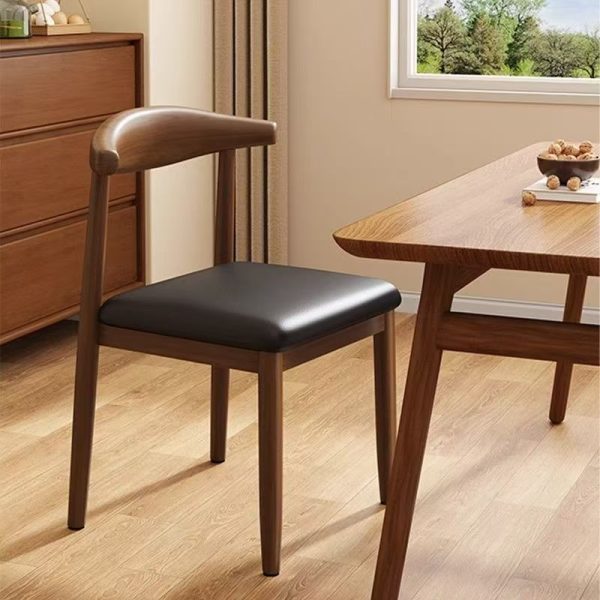 Lagom Dining Chair, Arc Back, Walnut, Set of 2 - Image 2