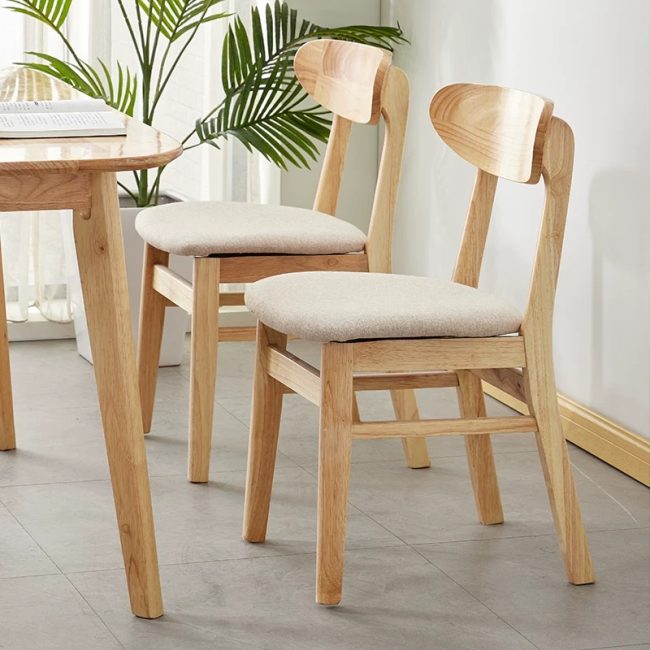 Lagom Dining Chair, Classic Curve, Wood, Set of 2 - Image 5
