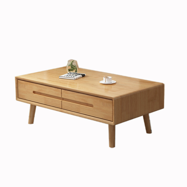 Lagom Vida Coffee Table & TV Unit Set, Wood - Image 3