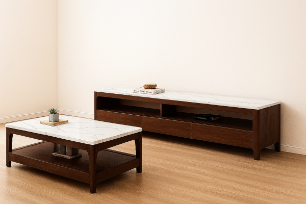 Lagom Alba Entertainment Unit, 180cm, Walnut - Image 2