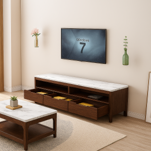 Lagom Alba Entertainment Unit, 180cm, Walnut
