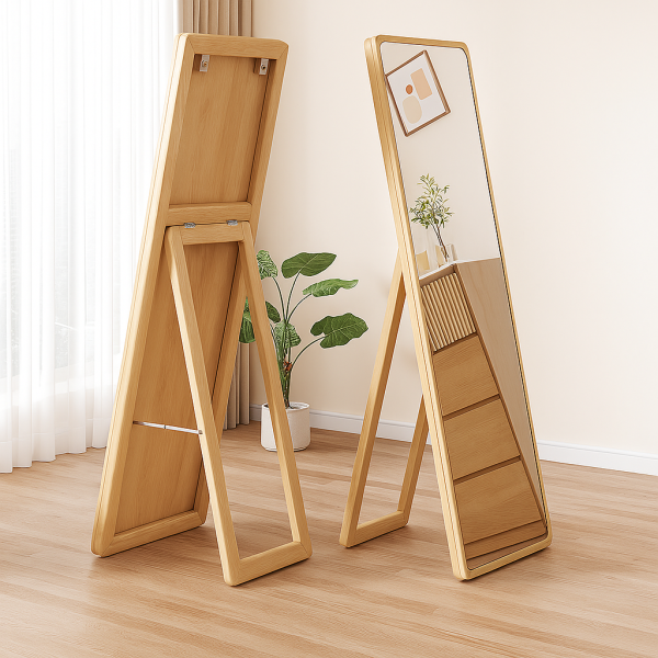 Lagom Floor Mirror, Wood