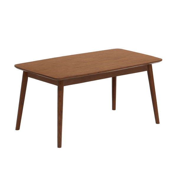 Lagom Dining Table Soft Curve, 1.8m, Walnut - Image 2