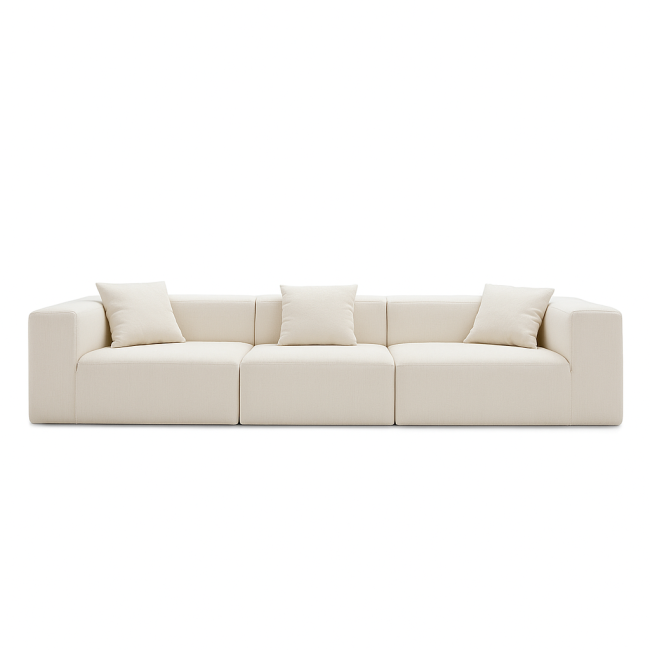 Blanc Modular Sofa, 300cm, White