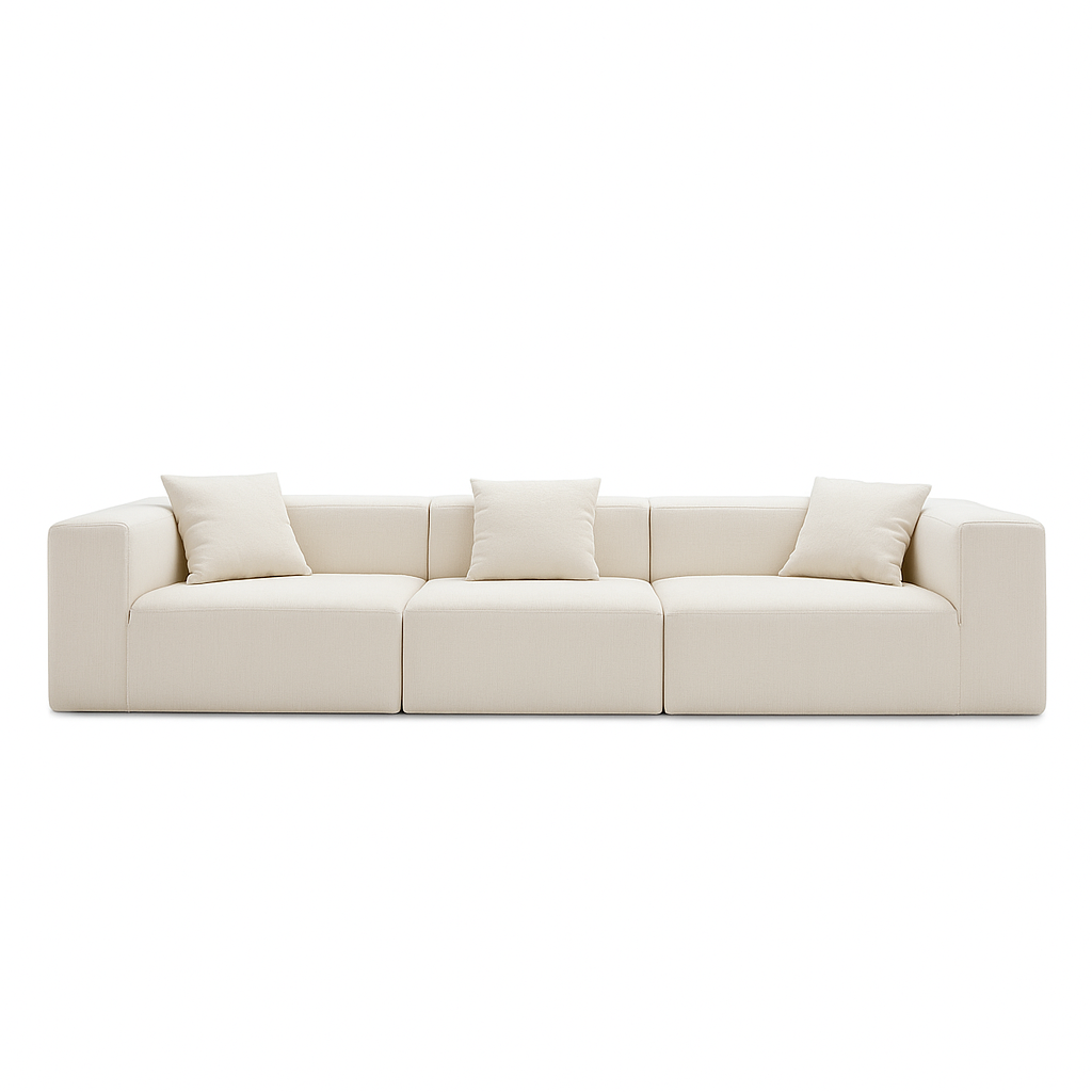 Blanc Modular Sofa, 300cm, White