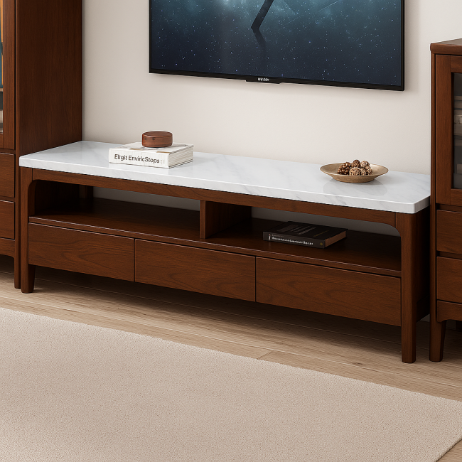 Lagom Alba Entertainment Unit, 180cm, Walnut