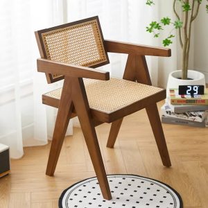 Lagom Rattan Dining Chair, Walnut