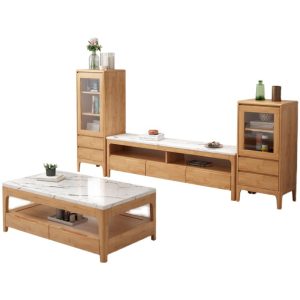 Lagom Alba Entertainment Unit, 180cm, 胡桃色