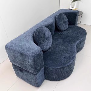Pebble Sofa Bed, 180cm, blue