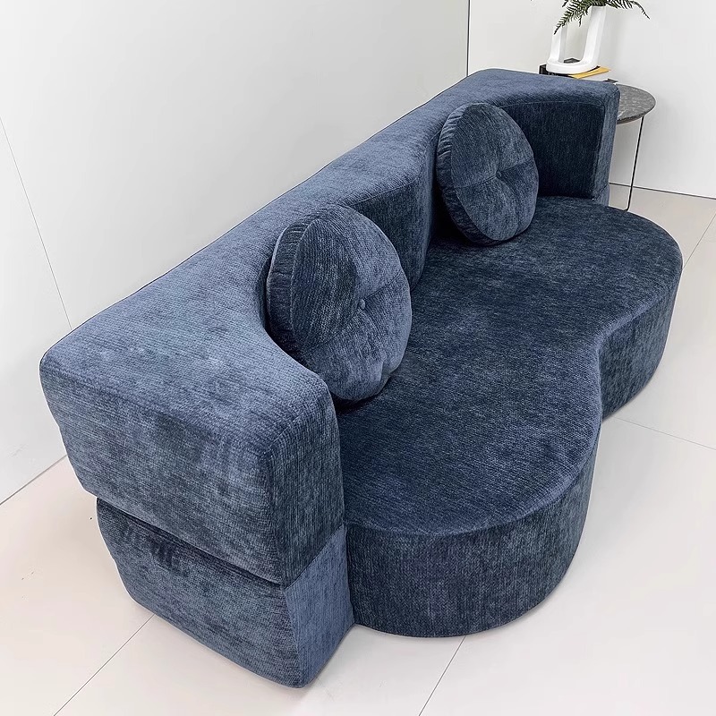 Pebble Sofa Bed, 180cm, blue