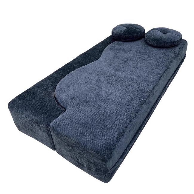 Pebble Sofa Bed, 180cm, blue - Image 2