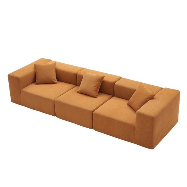 Amber Block Sofa, 300cm - Image 2