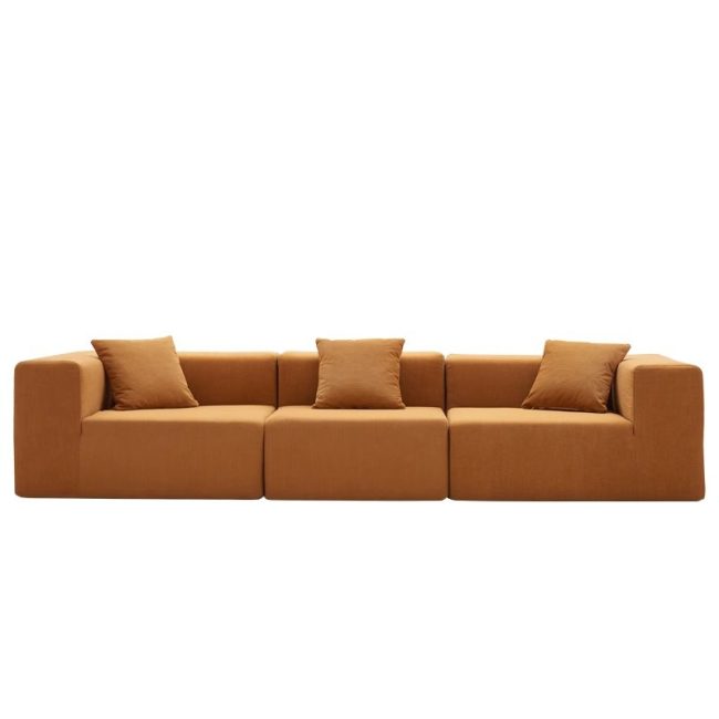 Amber Block Sofa, 300cm