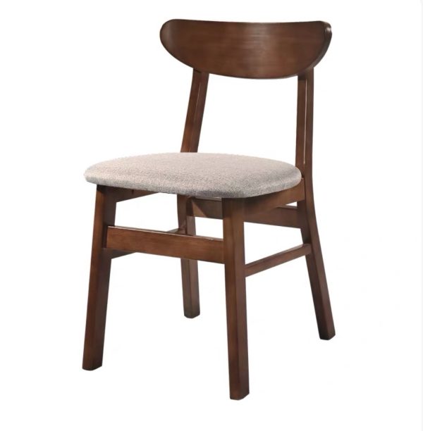 Lagom Dining Chair, Classic Curve, Walnut, Set of 2 - Image 5