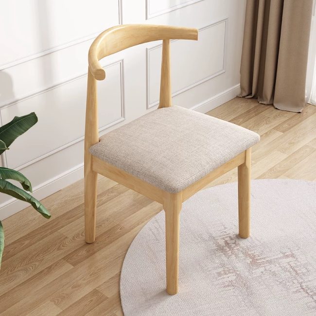 Lagom Dining Chair, Arc Back, Wood, Set of 2