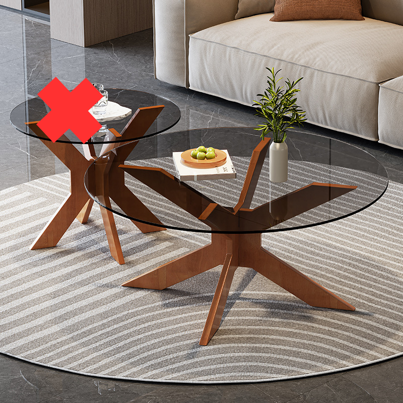 Xylon Coffee Table, 70cm, Walnut