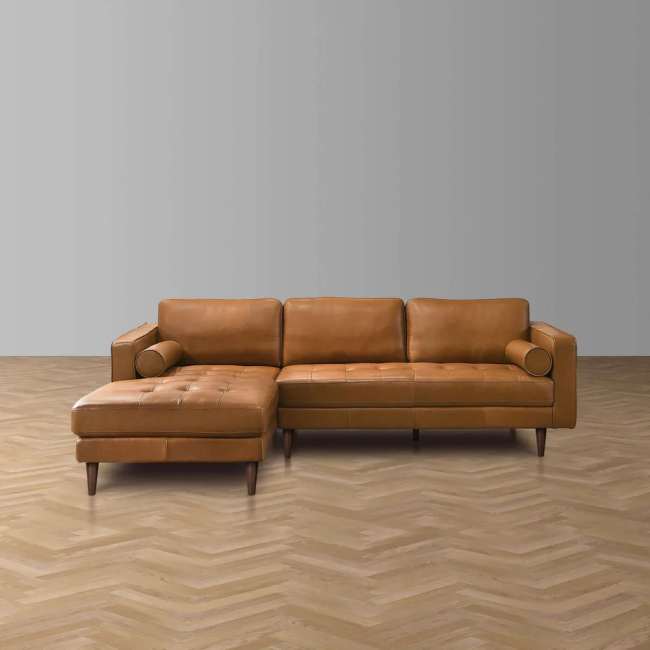 Chicago Modern Leather Sectional Sofa - Image 3